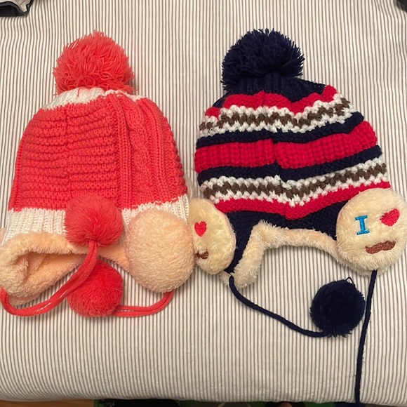 Braided beanie hats kids sized - Picture 2 of 3